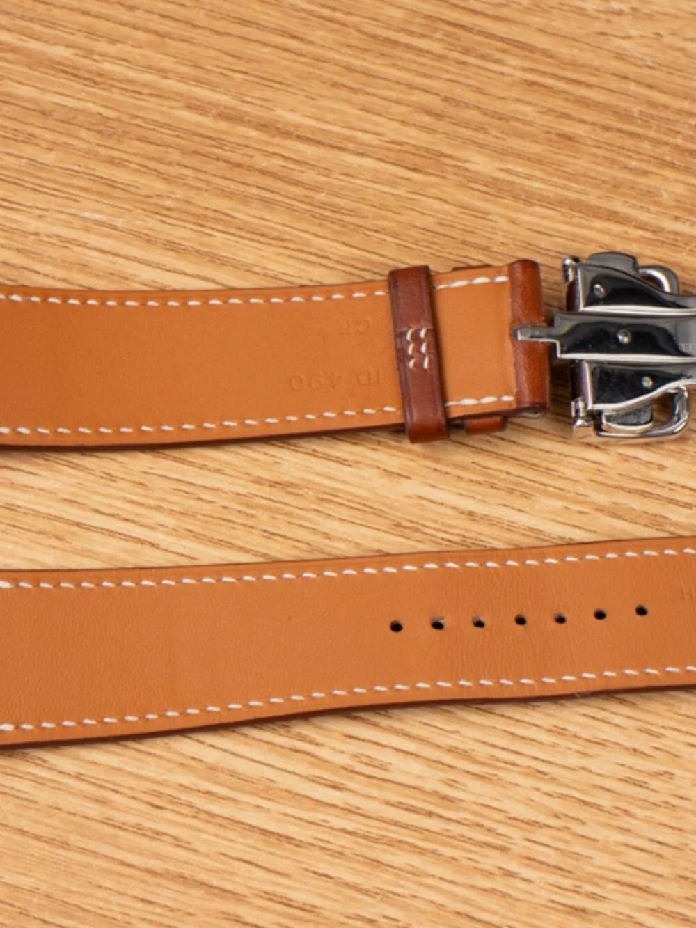 Apple Watch Hermes Hermès 45mm 44mm 42mm Single Tour Fauve Barenia Series 1-9 - Picture 4 of 10
